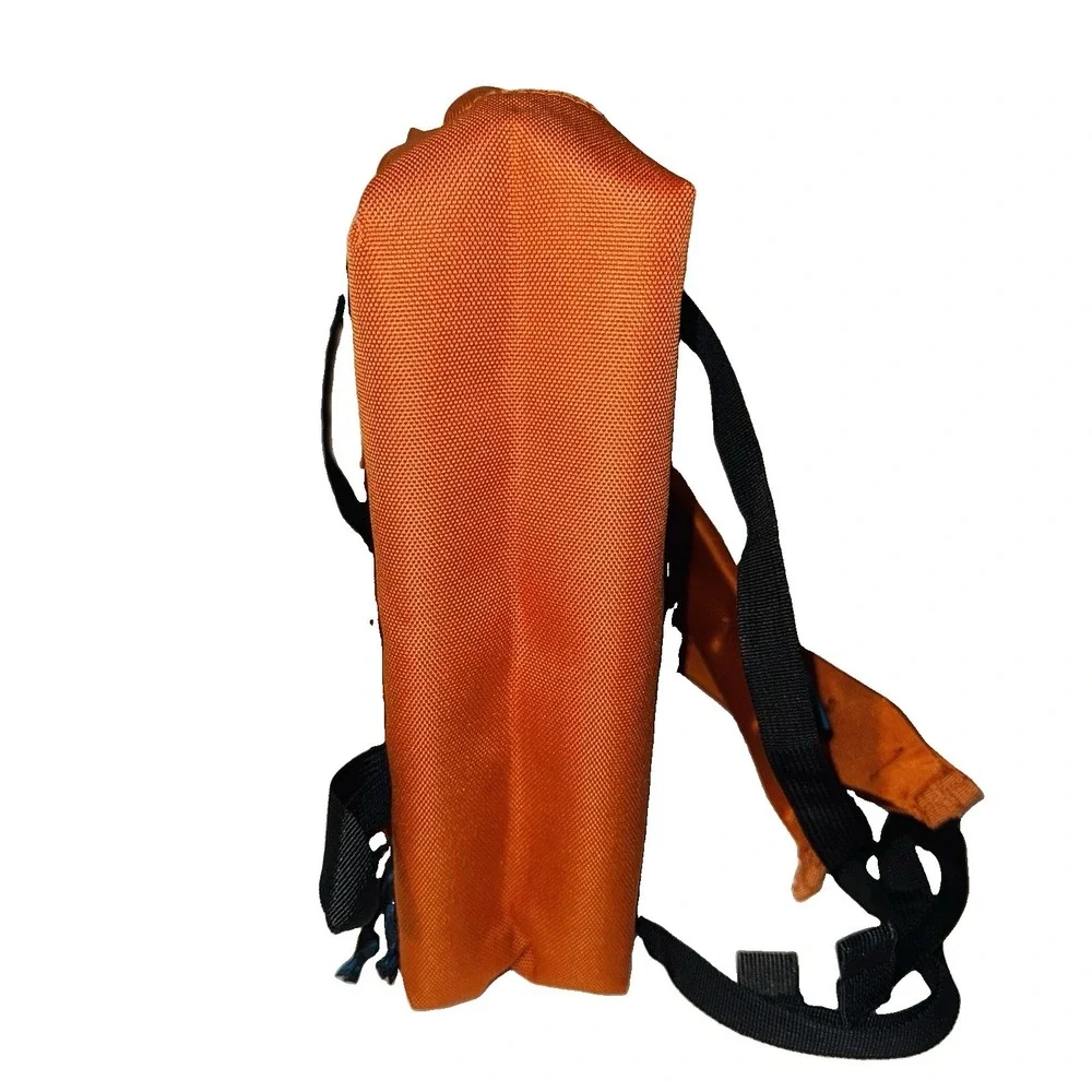 Dutch Bros Coffee Backpack Burnt Orange Employee Promo Laptop Travel Bag 16.5x12